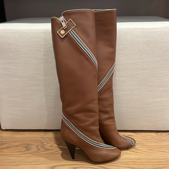 Celine leather zipper boots Size 36 - Picture 3 of 10